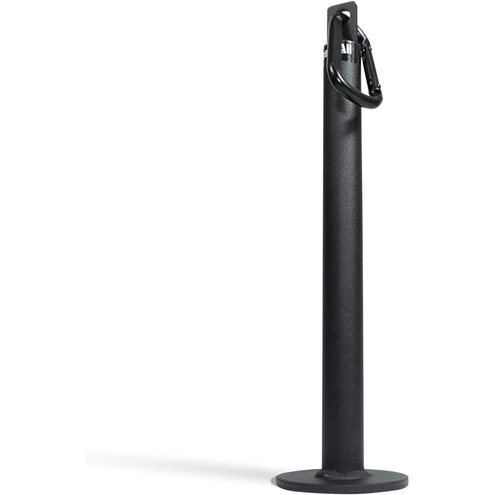 Yes4All Cable Machine Attachment, Row Handles, Tricep Rope, Straight Bar, V Bar, LAT Pulldown Accessories Load 880 LB for Home Gym(A. (Black) Loading Pin: For Both Olympic and Standard Plates)