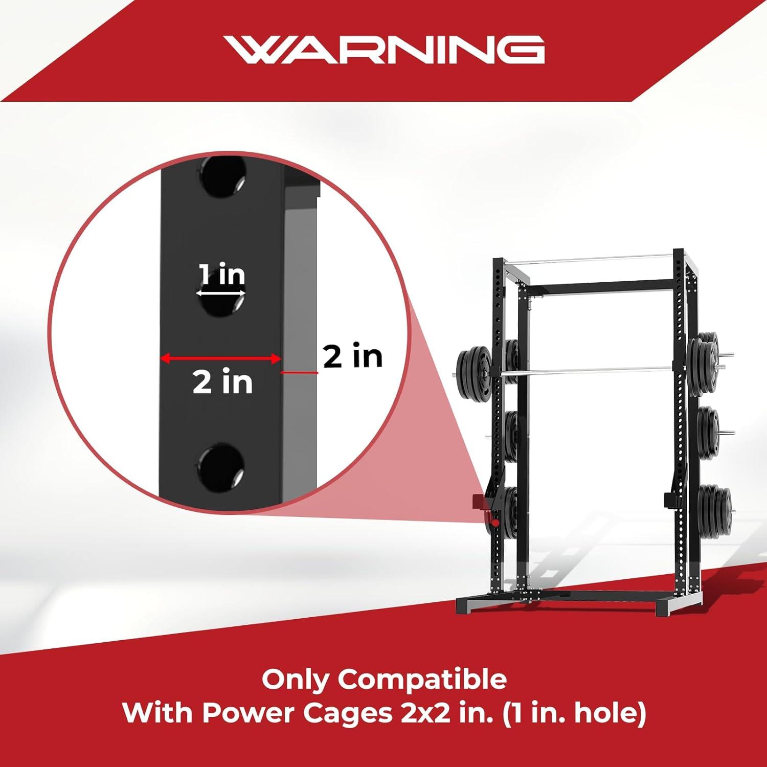 Yes4All 500 LBS Capacity – Dip Bars for 2×2 with 1″ Hole Power Cage, Squat Rack Attachments – Multi-Grip Handles Dip Attachment for Dips, Pull Up, Push-up(C. Multi Grip Dip Bar 500 lbs capacity)