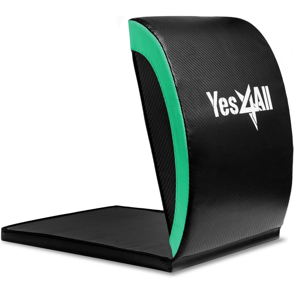 Yes4All Abdominal Exercise Pads, Foldable Ab Workout Equipment for Home Gym Core Training & Back Stretching, Sit Up Mat for Floor Exercises(B2. Mint)