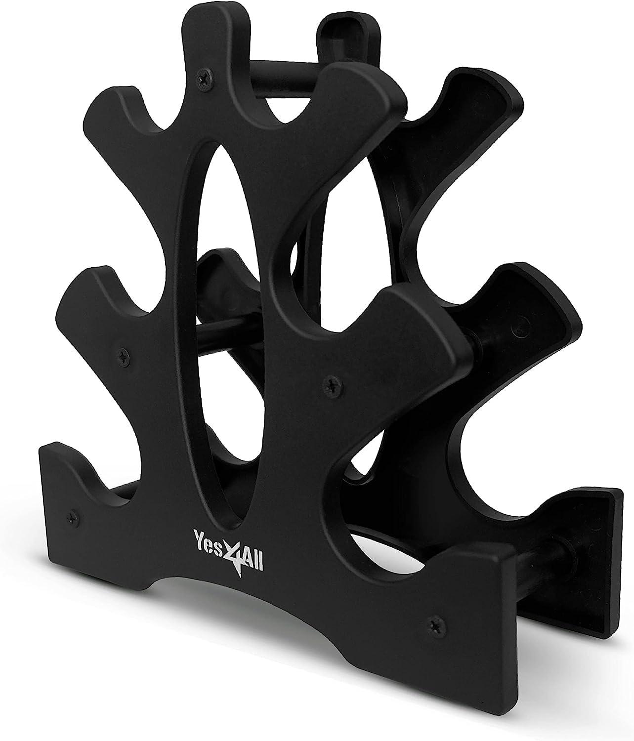 Dumbbell Neoprene 3-5-8lb pair + Metal Rack