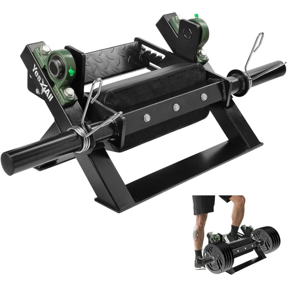Yes4All Tibialis Trainer, Professional Calf Raise Machine, Effective Tibia Dorsi Calf Machine Ideal for Weight Plate 2 Inches(B. Tibia Dorsi Calf Machine – BASIC)