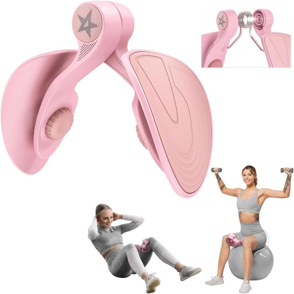 Yes4All 360° Hip Trainer, Kegel, Pelvic Floor & Thigh Exerciser for Women, Leg Toning & Inner Thigh Workout Tool, Home Gym Hip Abductor Machine(Pink)