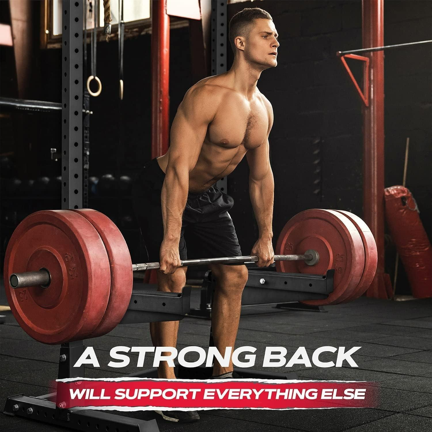 Yes4All 1,000 LBS Capacity – Premium Safety Squat Bar Attachment – Barbell Spotter Arms for 2×2 inch Tube, Hole 1 inch Squat Rack, Power Cage(‎A.Spotter Arms 2×2)