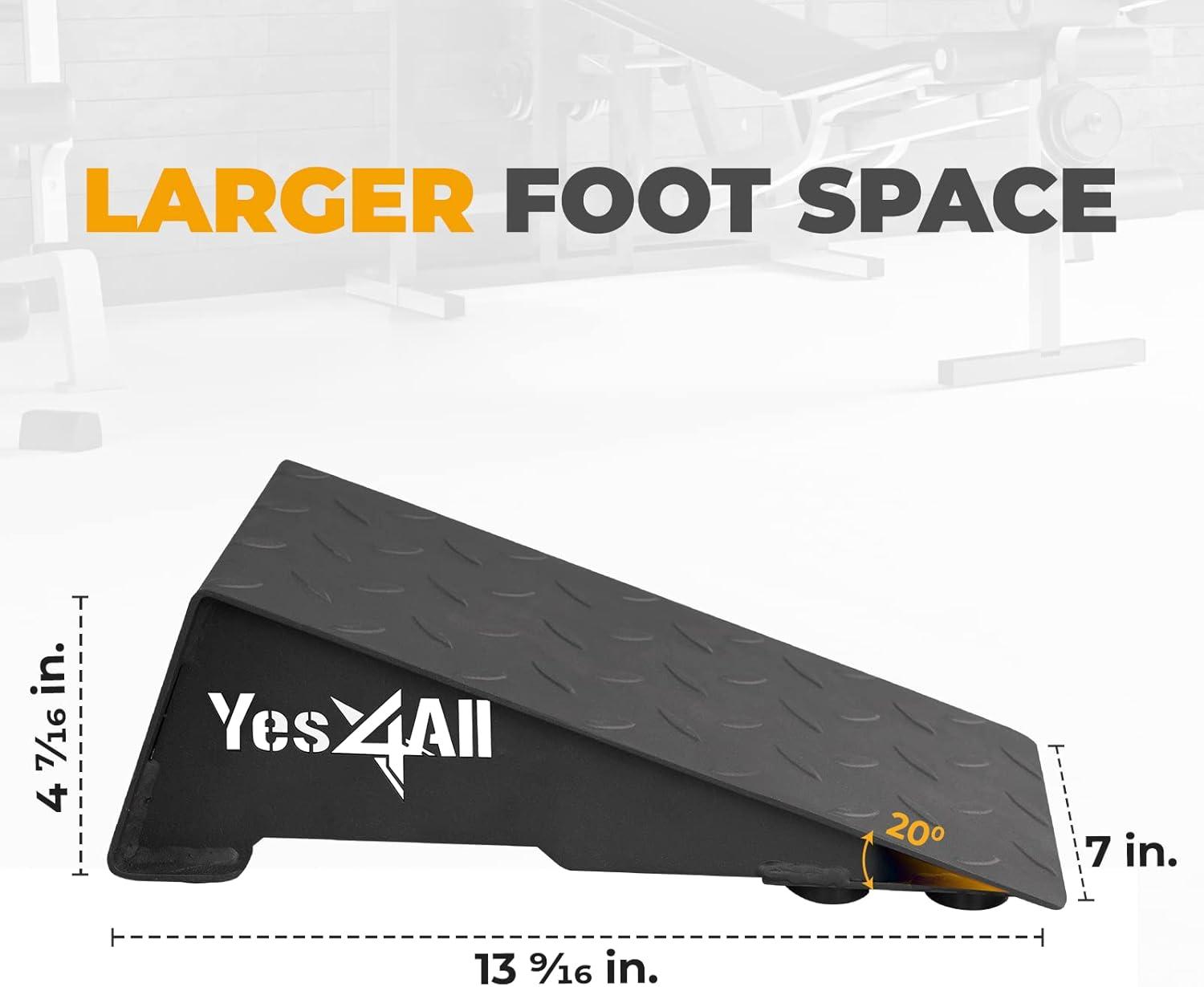 YES4ALL Steel Squat Wedge