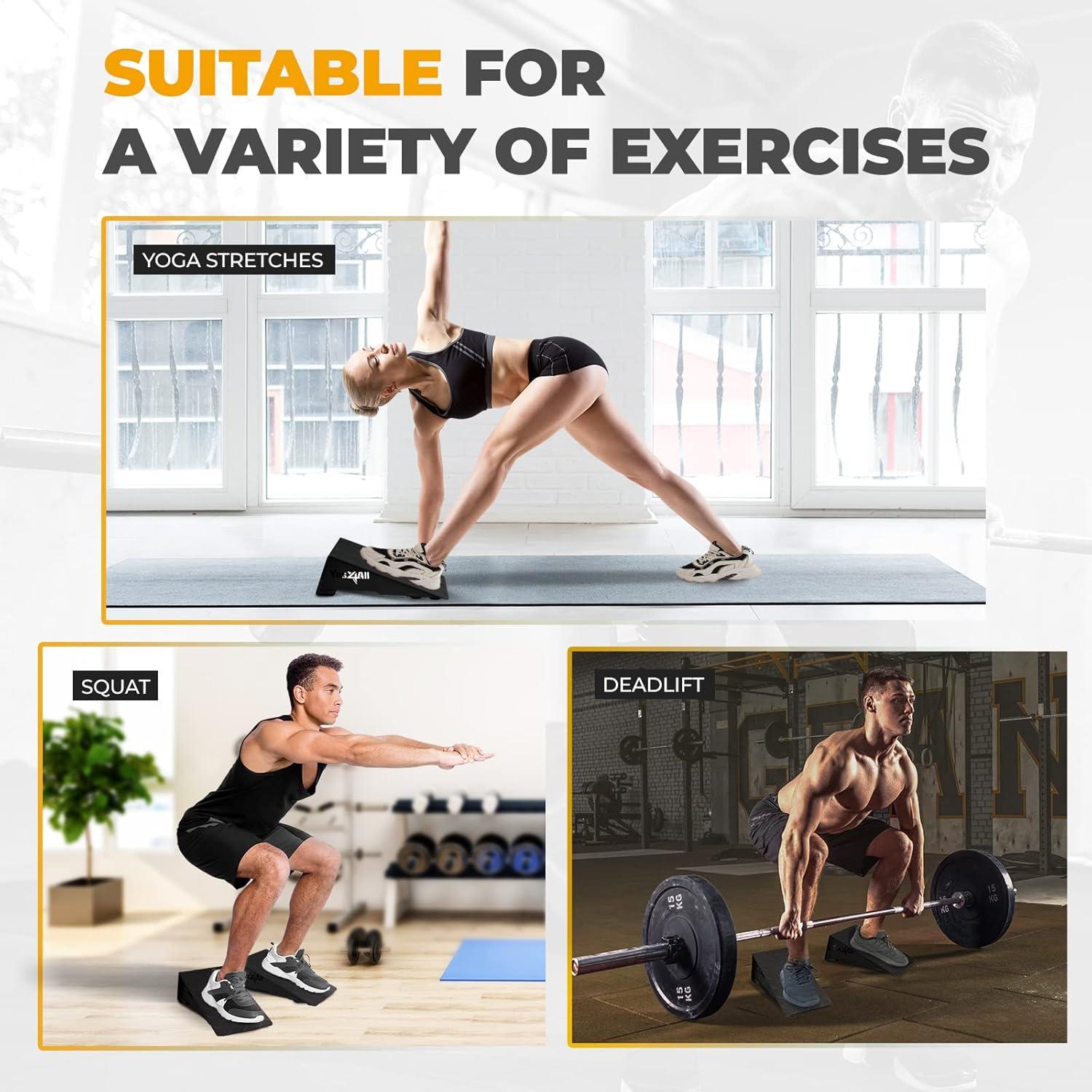 YES4ALL Steel Squat Wedge