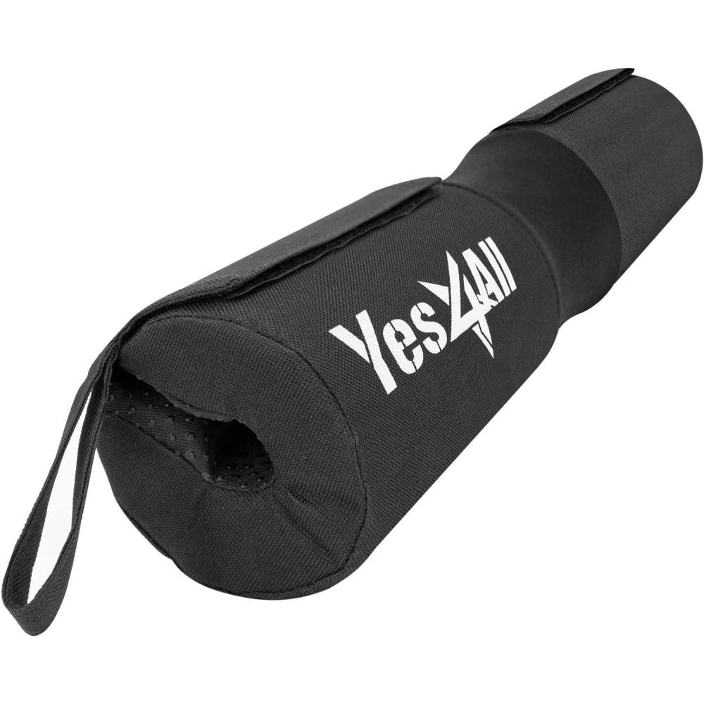Yes4All Ergonomic Foam Bar Pad – Olympic Barbell Squat Pad – Neck Pad for Squats, Hip Thrusts – Weight Lifting Bar Pad