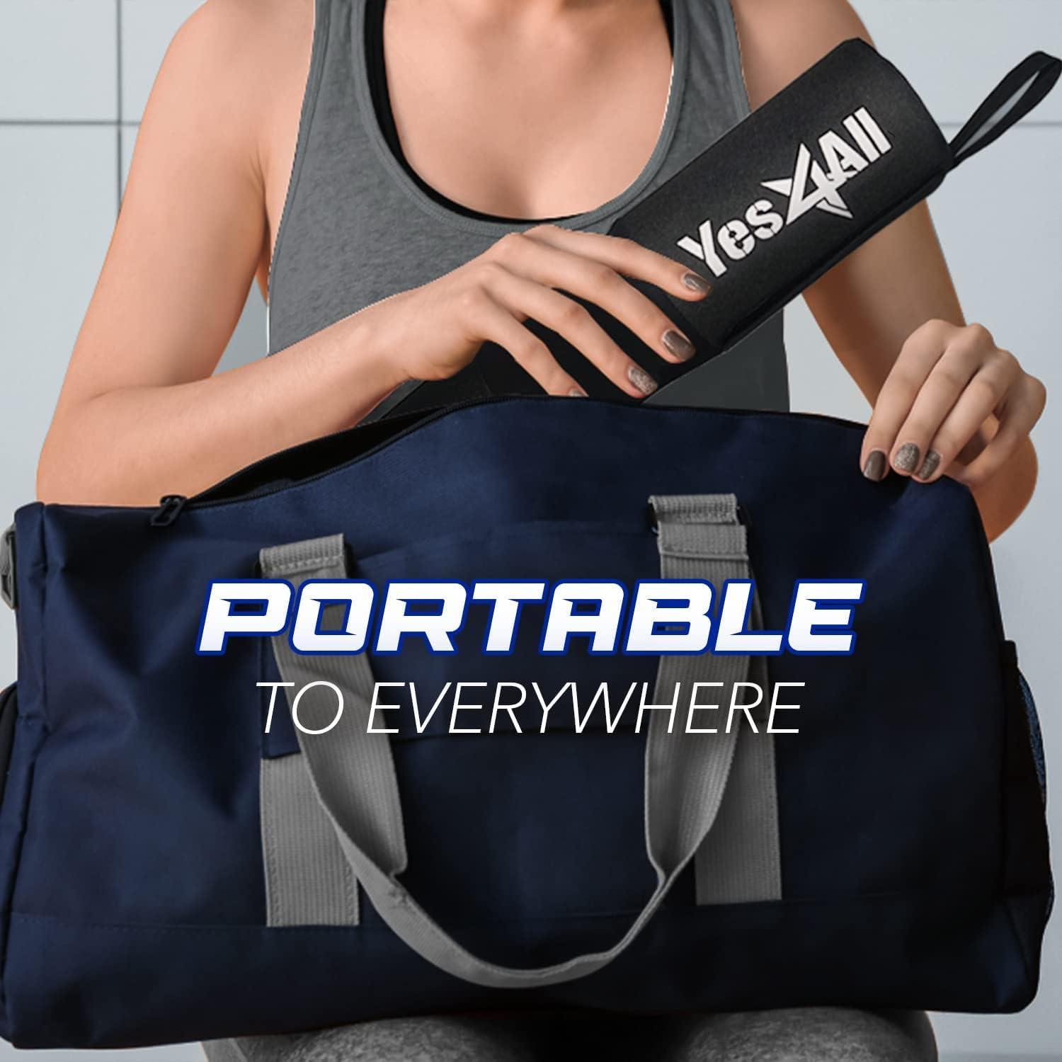 Yes4All Ergonomic Foam Bar Pad – Olympic Barbell Squat Pad – Neck Pad for Squats, Hip Thrusts – Weight Lifting Bar Pad