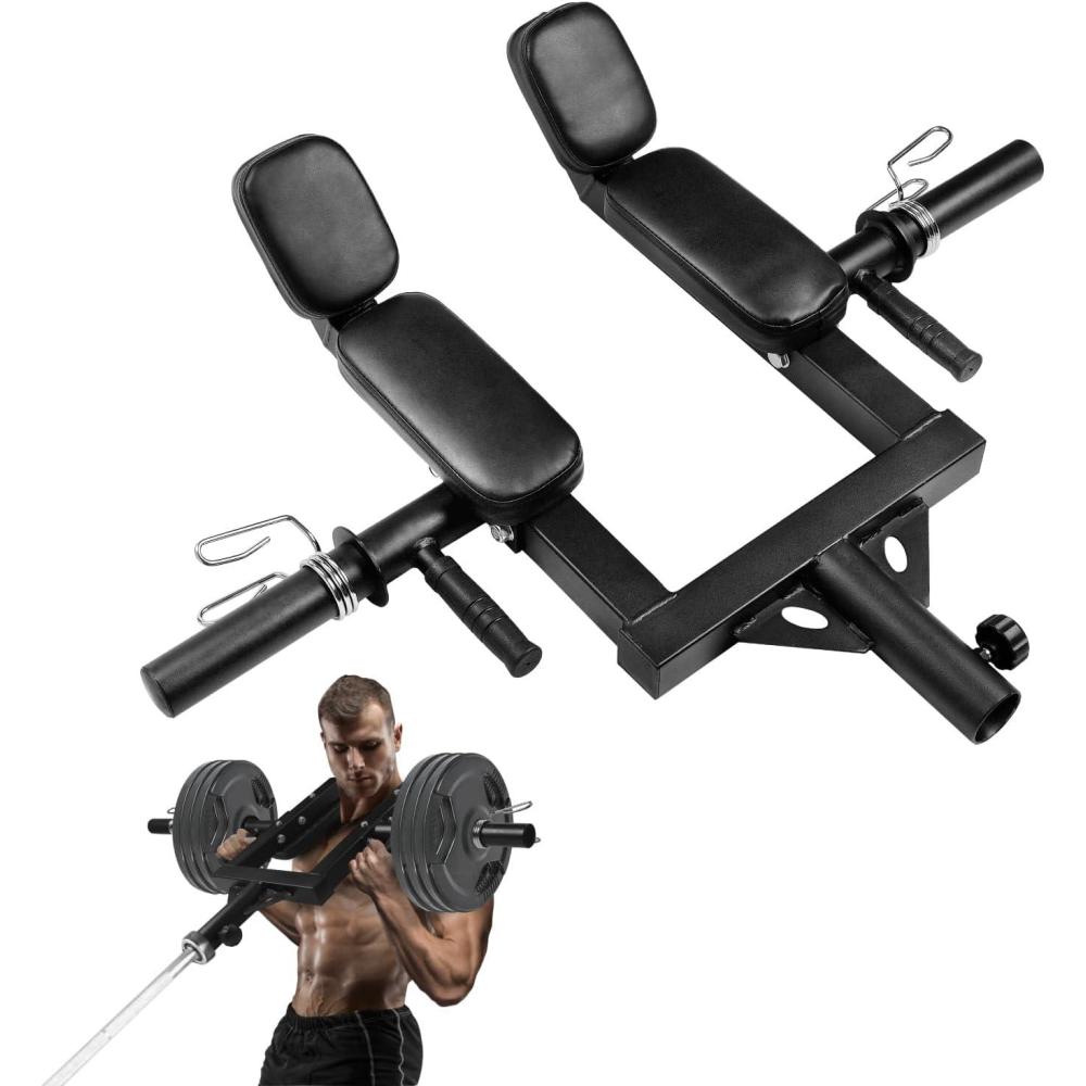 Yes4All Viking Press, Landmine Handle Attachment for 2-Inch Olympic Barbell – 3 Hand Grip Positions – Support Home Gym for Deadlift, Squat Workout, Increased Versatility(A. Black – Viking Press)