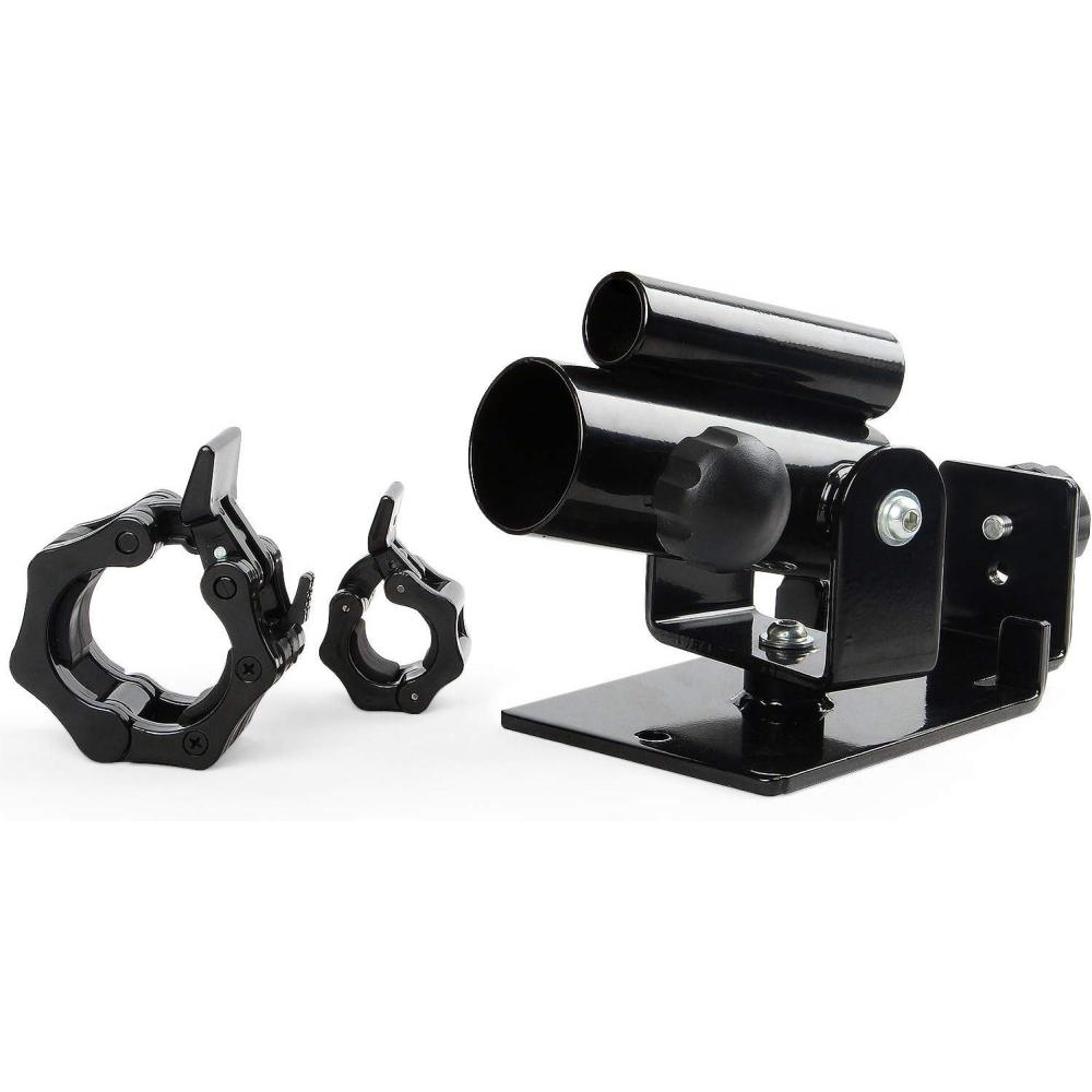 Yes4All Deluxe T-Bar Row Platform – Full 360° Swivel & Easy to Install – Fits 1 Standard and 2 Olympic Bars (8. Black – T-Bar Row Platform + Lock Jaw 1inch & 2inch)