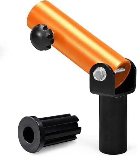 Yes4All T-Bar Row Plate Post Insert Landmine Attachment – Fit 1″ & 2 Olympic Bars – Full 360° Swivel & Easy to Install