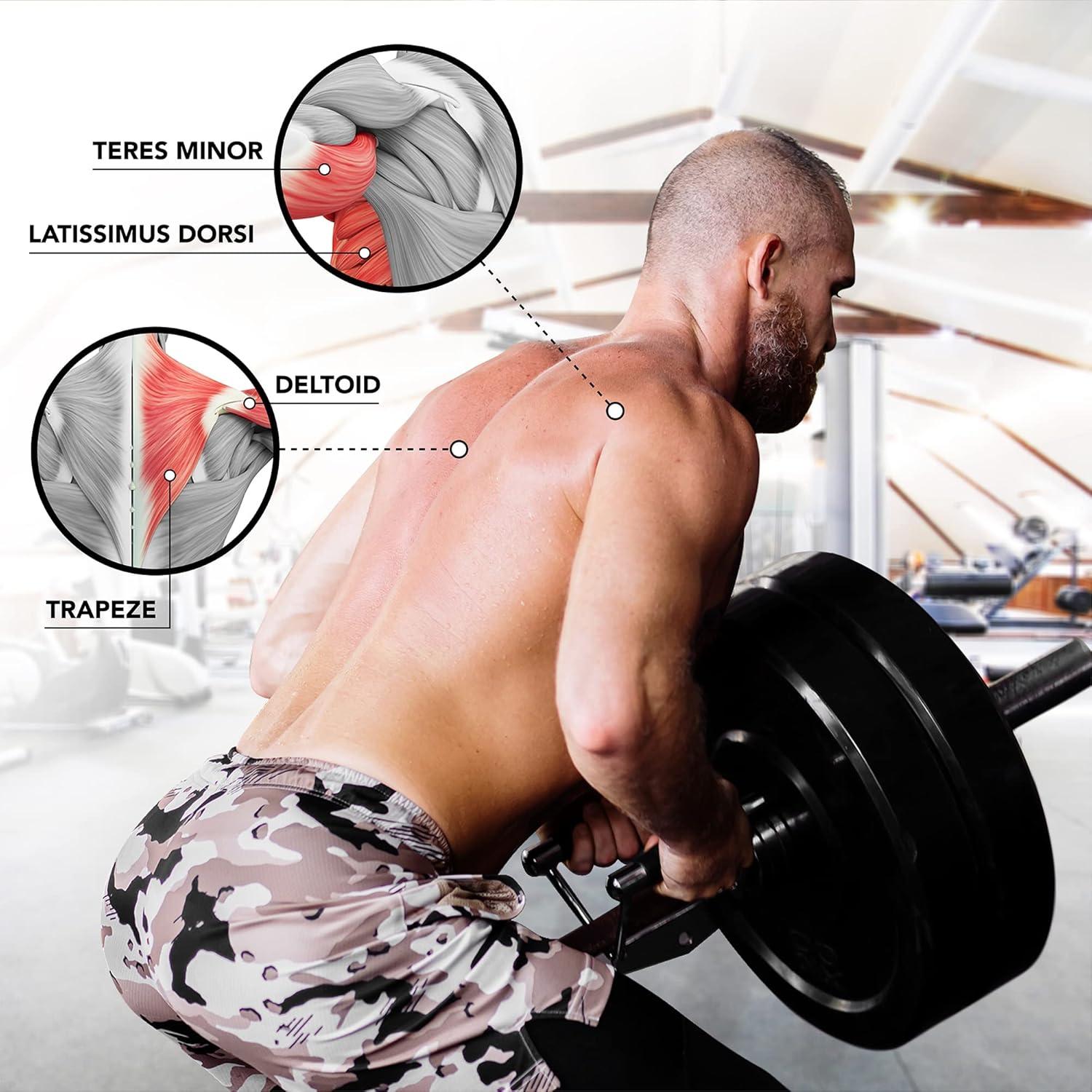 Yes4All T-Bar Row Plate Post Insert Landmine Attachment – Fit 1″ & 2 Olympic Bars – Full 360° Swivel & Easy to Install