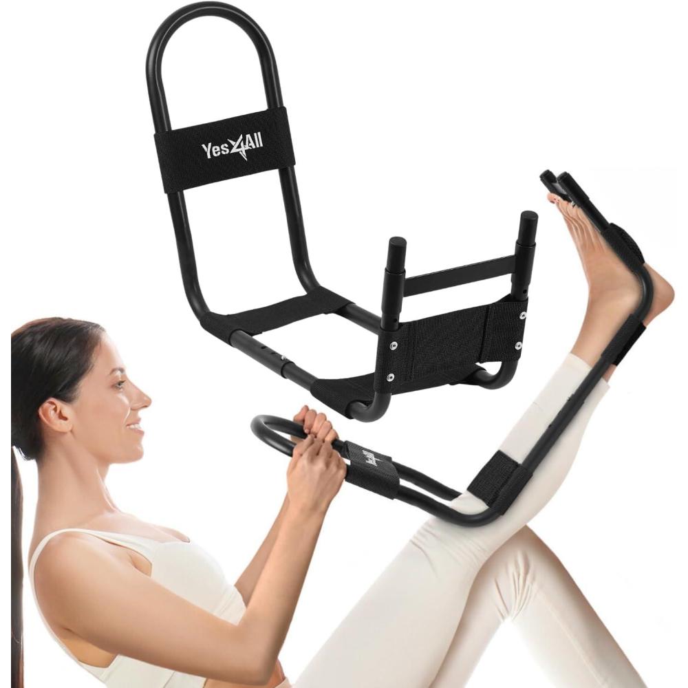 Yes4All Original Hamstring Stretcher Device – Adjustable & Portable Hamstring & Calf Stretcher Reduces Pain & Provides Deep Knee Stretch