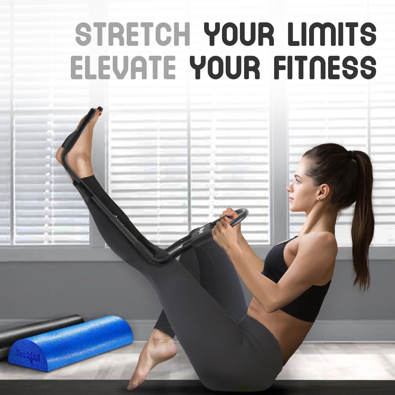 Yes4All Original Hamstring Stretcher Device – Adjustable & Portable Hamstring & Calf Stretcher Reduces Pain & Provides Deep Knee Stretch