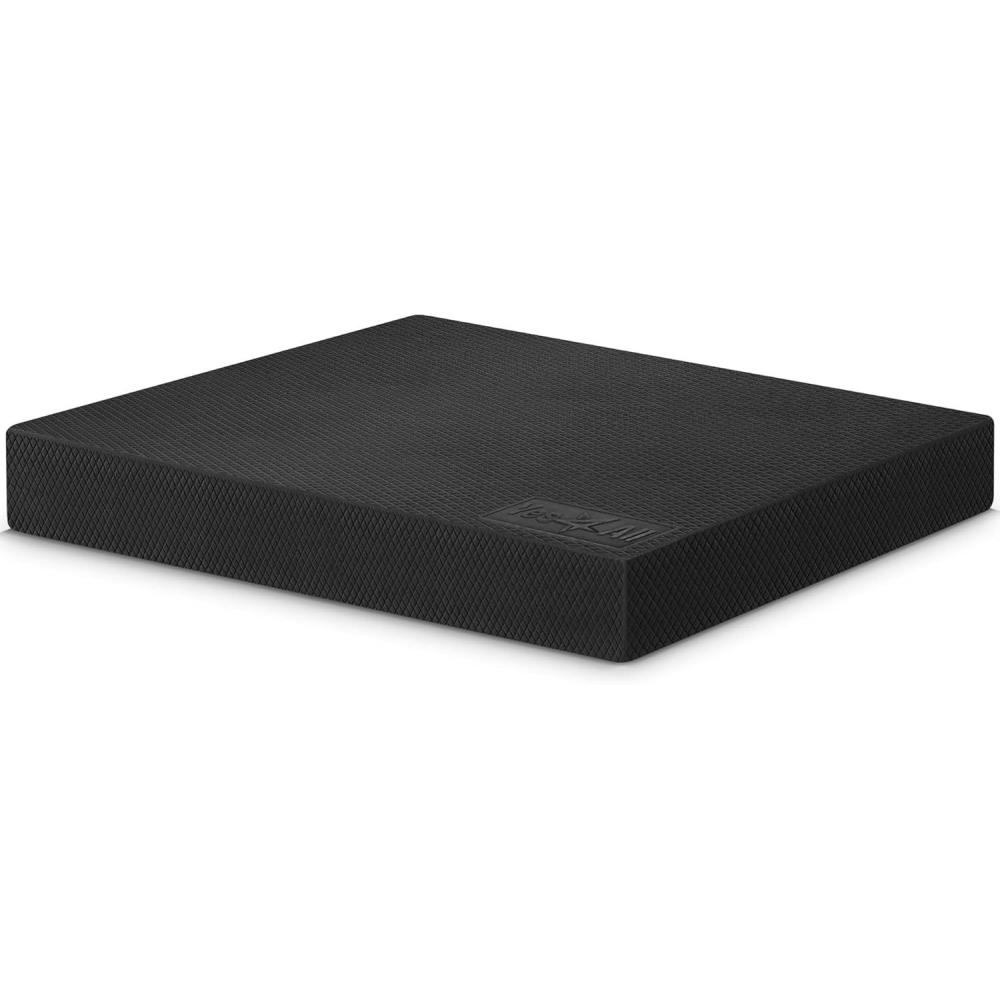 Yes4All Balance Pad, Nonslip TPE Foam Balance Pad with Upgraded Sizes – L, XL, XXL Balance Mat for Fitness, Yoga & Stability Training – Multicolor Options(B.Black – L – (15 5″ x 13″ x 2″))