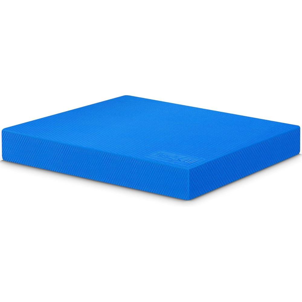 Yes4All Balance Pad, Nonslip TPE Foam Balance Pad with Upgraded Sizes – L, XL, XXL Balance Mat for Fitness, Yoga & Stability Training – Multicolor Options(C.Blue – L – (15 5″ x 13″ x 2″))