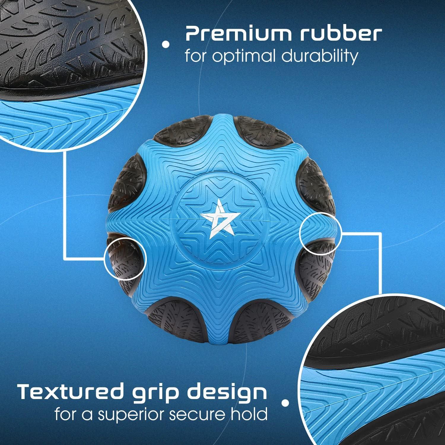 Yes4All 6/8/10/12LB Color-Coded Weighted Medicine Ball with Non-Slip Grip Rubber for Workout, Core Strength Exercises, Balance Training, and Throwing(D. 12LB)