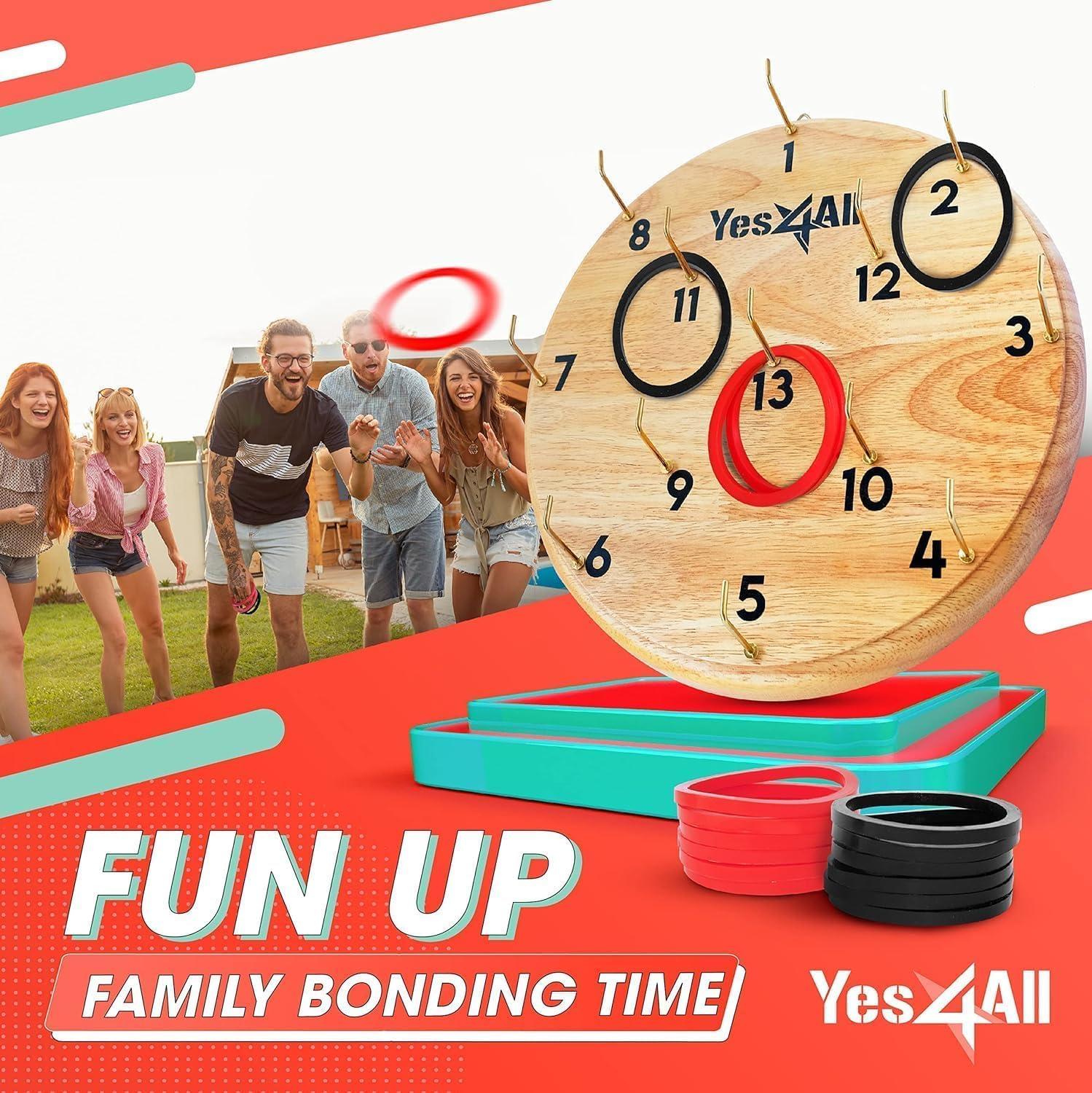 Yes4All Combo Workout Sandbag Black L + Ring Toss Shot Ladder