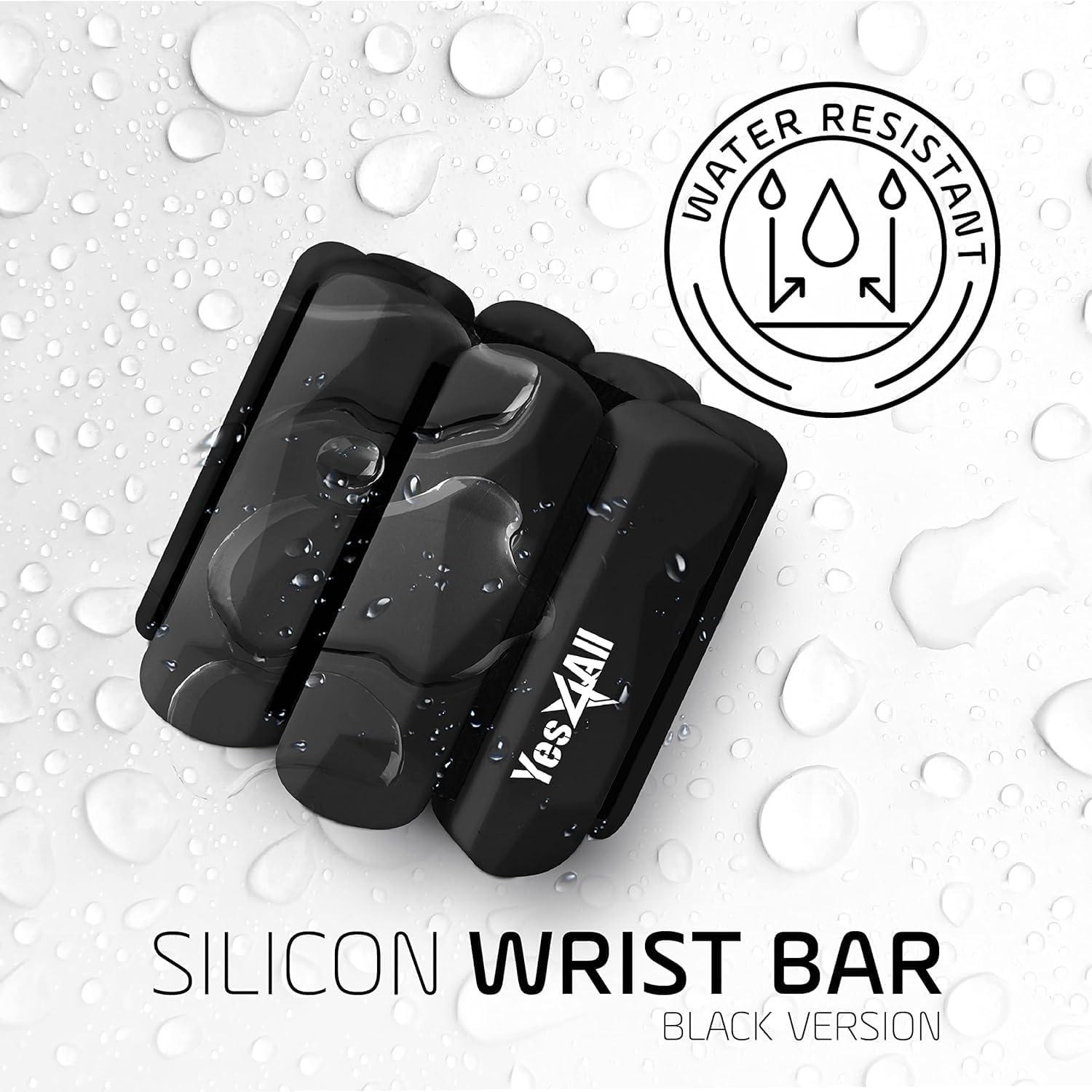 Yes4All Wrist & Ankle Weights Pair, Adjustable Silicone Ankle weights for Women Men Home Gym Workout, Yoga, Dance, Cardio, Pilates, Aerobics, Walking and Running