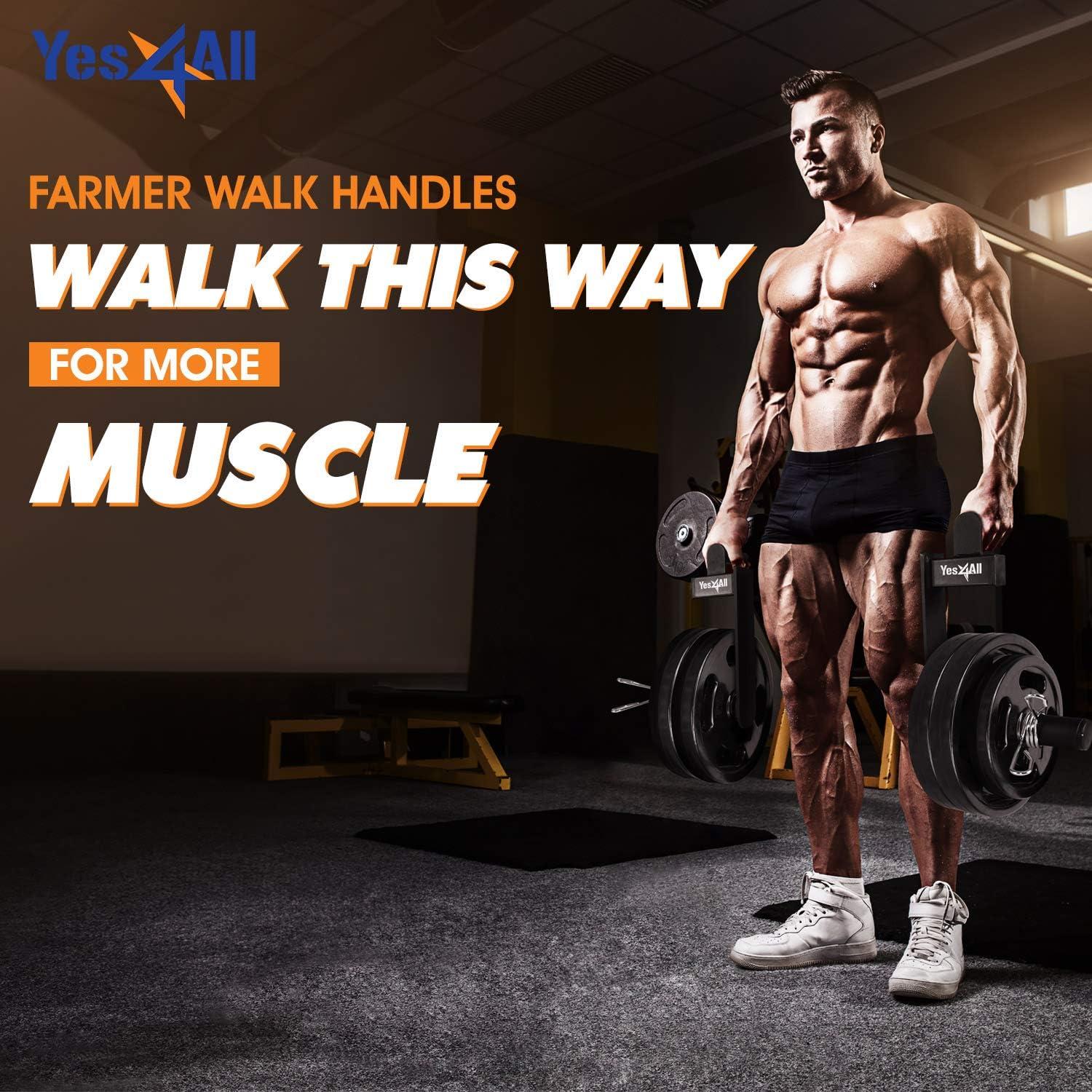 Yes4All Body Building Workouts(1. Farmers Walk Handles)