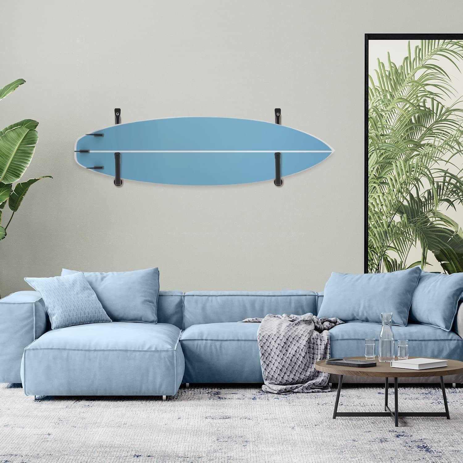 Yes4All Heavy Duty Surfboard, Kayak Wallmount Rack, Garage Storage Heavy Duty Hooks, Indoor and Outdoor Canoe, Bike Kayak Storage Hook